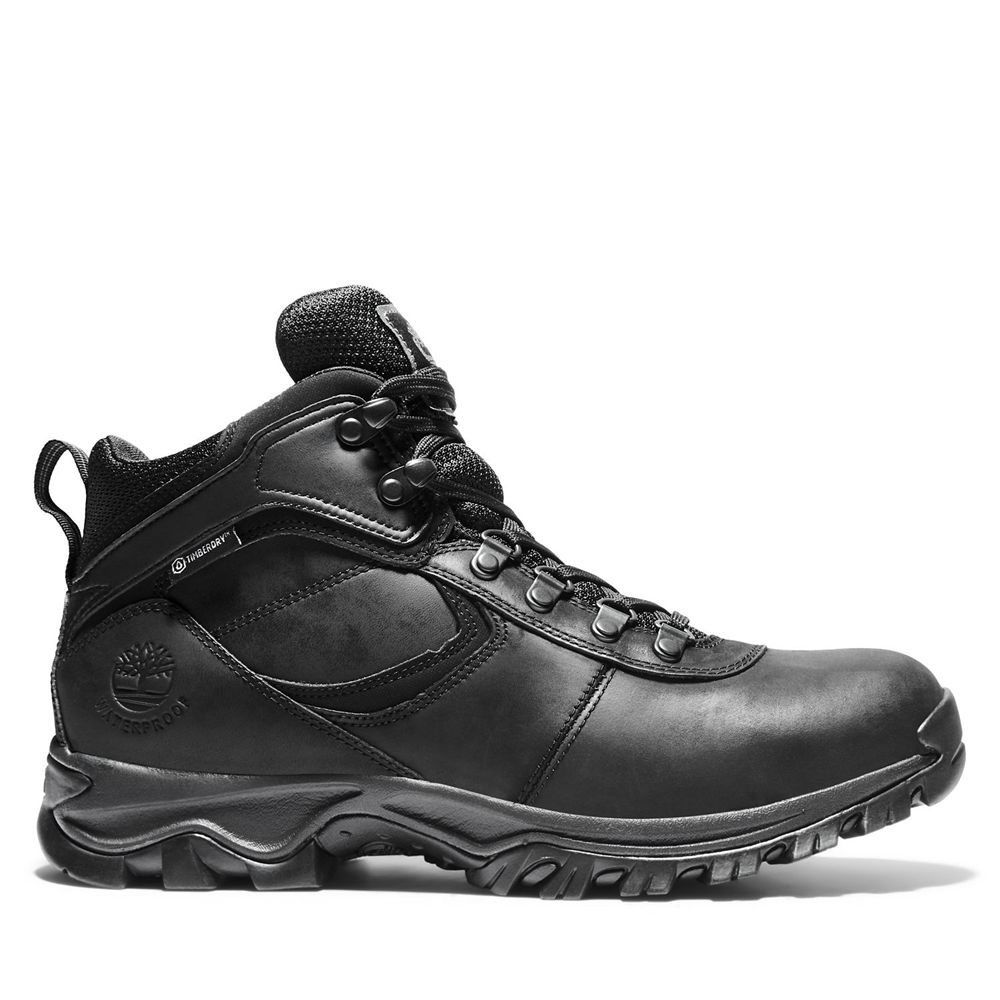 Timberland Παπούτσια Πεζοπορίας Ανδρικα Μαυρα - Mt. Maddsen Mid Waterproof - Greece 7936154-AR